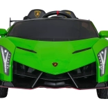 elektryczne autko Lamborghini Veneno – zielone