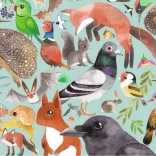 Puzzle 500 elementów Mieszkańcy ogrodów