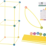 Kreatywne klocki – Rurki do budowy namiotów i konstrukcji, 75 elementów