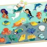 DJECO drewniana układanka morski świat