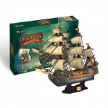 3D puzzle żaglowiec San Felipe – 248 elementów