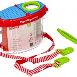 Dziecięcy pojemnik obserwacyjny z lupą i pęsetą Goki