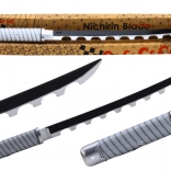 Dziecięcy samurajski miecz Nichirin na baterie z dźwiękiem – czarny