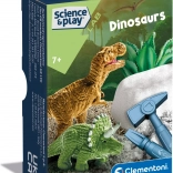 Clementoni Science & Play mini zestaw dinozaury