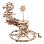 Drewniane mechaniczne puzzle tellurium UGEARS