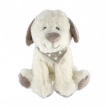Pluszowy piesek z chustką 23 cm – biały