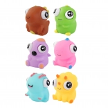 Dinozaur zabawka z wyskakującymi oczami 7 cm