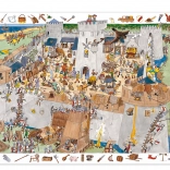 DJECO Puzzle Zdobywanie zamku - 100 elementów