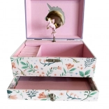 Muzyczna szkatułka na biżuterię z jednorożcem