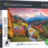Puzzle TREFL UFT Wanderlust: U podnóża Alp, 1000 elementów