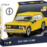 Klasyczny samochód FSO 125p z klocków