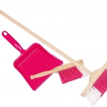Zestaw do zamiatania dla dzieci GOKI 3 szt. fioletowa