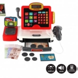 dziecięca cyfrowa kasa fiskalna ze światłem i dźwiękiem