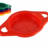 Kolorowe plastikowe sitko na piasek