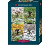 Puzzle 2000 elementów HEYE – cztery pory roku