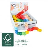 Giętka drewniana gąsienica SMALL FOOT