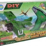 Samolot do skręcania z wiertarką i napędem bezwładnościowym