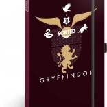 Notatnik Harry Potter Gryffindor, w linie 13 × 21 cm