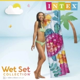 Nadmuchiwana mata do wody 183 × 69 cm z tropicznym nadrukiem