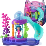 Gabby’s Dollhouse kolorowe akwarium – zestaw do zabawy z lalką Gabi i Syrenką