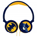 Dziecięce składane przewodowe słuchawki BATMAN