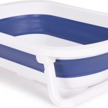 Składana wanienka dziecięca z odpływem Ecotoys niebieska