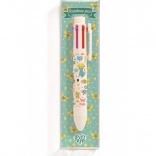 Tęczowy sześcio kolorowy długopis Djeco Elodie