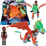 Jak wytresować smoka – figurka Alex i smok Piórka