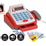 Mała dziecięca cyfrowa kasa z akcesoriami, światłem i dźwiękiem