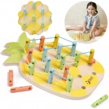 Drewniana nawlekanka Ananas Classic World