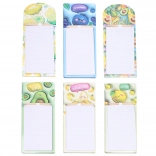 Magnetyczne notesy z ołówkiem, mix owocowych motywów, 40 kartek