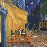 Puzzle Clementoni Museum Collection: Taras kawiarni w nocy 1000 elementów