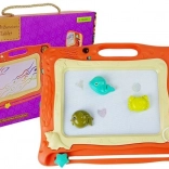 Magnetyczna tablica z dźwiękami i światłem z zestawem stempli