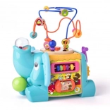 Edukacyjny słoń – interaktywna zabawka motoryczna dla dzieci 1+