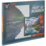 Malowanie diamentowe - Jezioro 40x50 cm