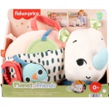 akcyjny pluszowy nosorożec fisher-price planet friends do zabaw sensorycznych