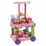 Androni jeżdżący stragan z 30 akcesoriami, wysokość 85 cm