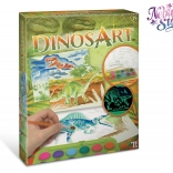 DinosArt magiczny zestaw akwarelowy dla dzieci