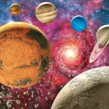 CHERRY PAZZI puzzle kosmos nad księżycowym horyzontem – 1000 elementów