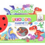 Piankowe magnesy Dinozaury dla dzieci 4 mm