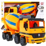 Betoniarka dla dzieci 3+ Realistyczny model 1:10 + ruchome elementy + obrotowy bęben