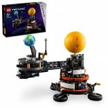 Lego Technic planeta Ziemia i Księżyc na orbicie