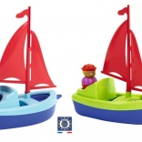 Plastowa żaglówka do wody z marynarzem 22,5 cm