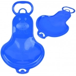 Plastowe dziecięce sanki na śnieg z rączką