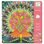 DJECO Mozaikowe obrazki Paw i Sowa