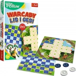 Rodzina Trefików gra 2w1 warcaby oraz lis i gęsi