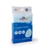Jednorazowa mata do przewijania, biała (5 szt.)