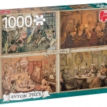 Puzzle Spotkanie w salonie 1000 Części