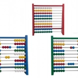 Detoa drewniane liczydło czerwone