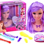 Głowa do stylizacji z akcesoriami